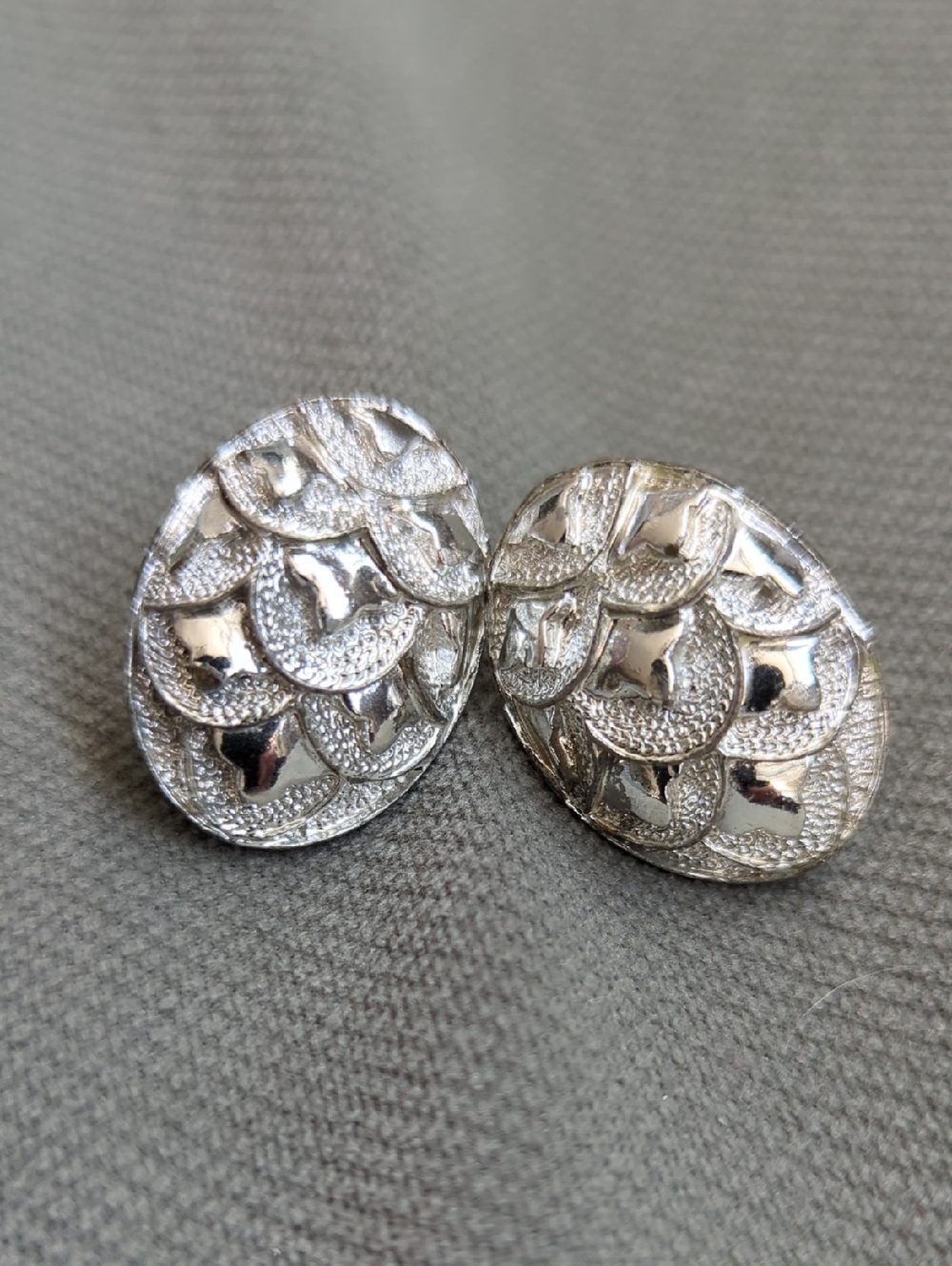 Vintage & Fabulous Silver-Tone Earrings